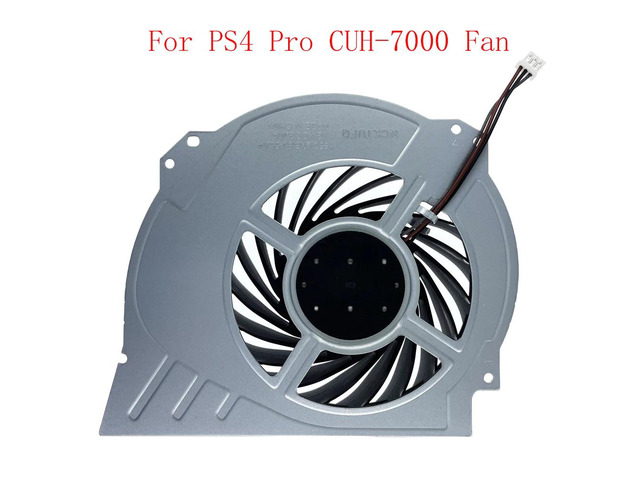 Replacement internal cooling fans for PlayStation 4 Pro fans CUH-7000, CUH-7XXX, CUH-7000BB01, and CUH-7115B series.
