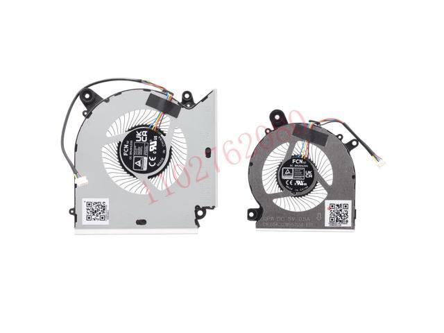 CPU+GPU cooling fans for Pulse GL66 Sword 15 M16 GF66 series laptops: DFS5L22H05G86C QP10 DFS5K221155724 QP11