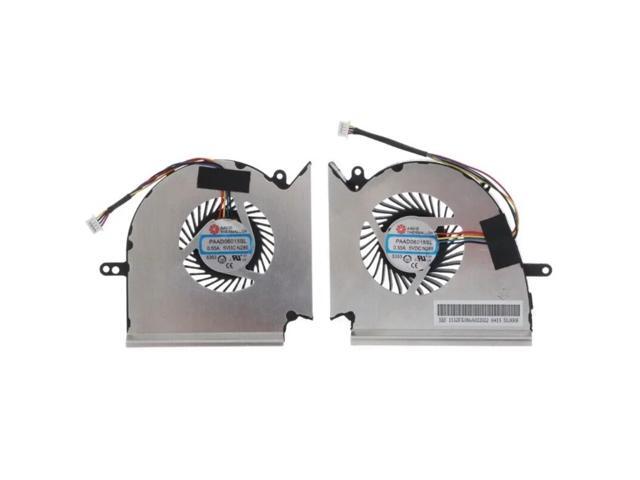 CPU+GPU cooling fan for GE75, GP75, GL75, and WE75 series laptops, 5V 0.55A, model PAAD06015SL N285 / PAAD06015SL 285