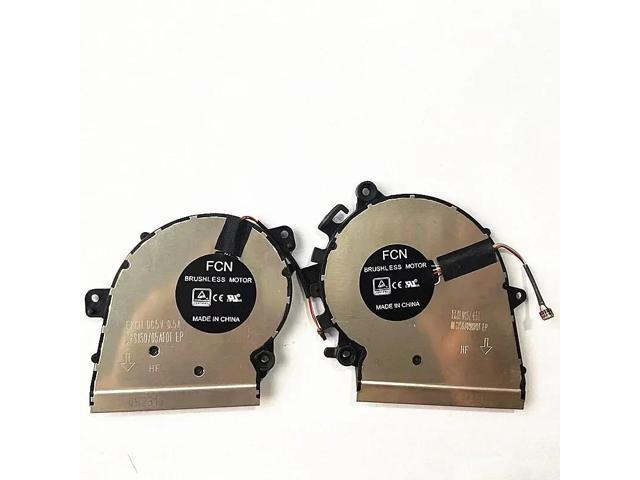 Laptop cooling fans for CPU/GPU processors of models 530-14IKB, 530-14ARR, Flex, 6-14IKB, and 6-14ARR.