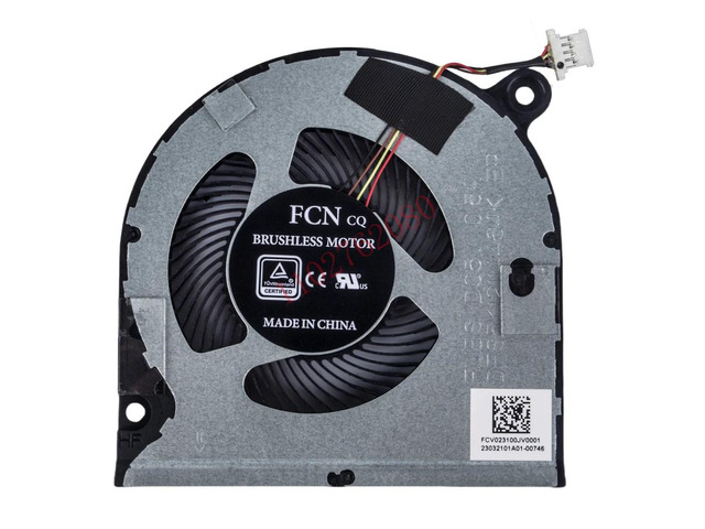CPU cooling fan DFS5K12114464K for Spin 5 SP513-54N SP513-55N SP513 54 55 series laptops.