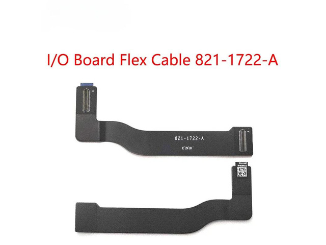 Flexible I/O board cable 821-1722-A for Air 13-inch A1466 (2013, 2014, 2015, 2016, 2017 models) - Power and audio board cable.