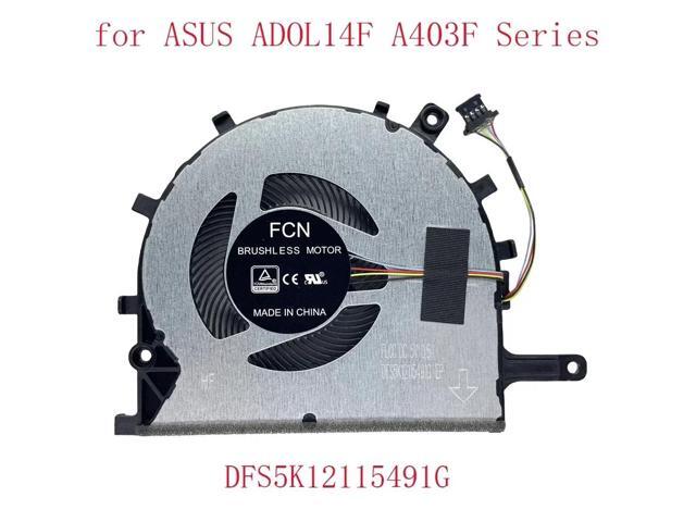 Compatible CPU cooling fans for ADOL14F, ADOL14, ADOL14FA, A403F, S403F, DFS5K12115491G, FLCC, and HQ23300073000.