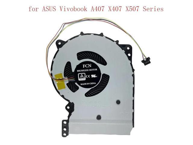 CPU cooling fans for A407, X407, X407M, X407U, X507U, X507UB, X407UA, and X507UA series laptops.