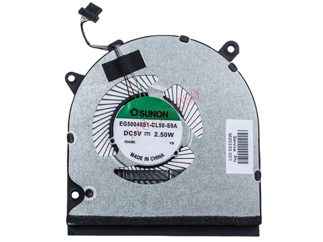 CPU Cooling Fan TPN-Q245 M20333-001 EG50040S1-CL50-S9A DC5V 2.50W 4-pin for 15-EG Laptops