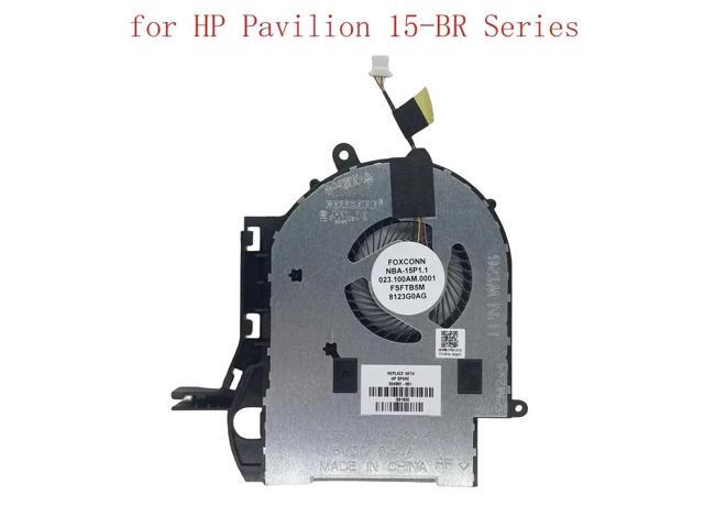 CPU cooling fan suitable for 15-BR TPN-W126, 15-BR004tx, 15-BR010nr, 15-BR159cl, 15-BR068cl, and 160cl series 934962-001.