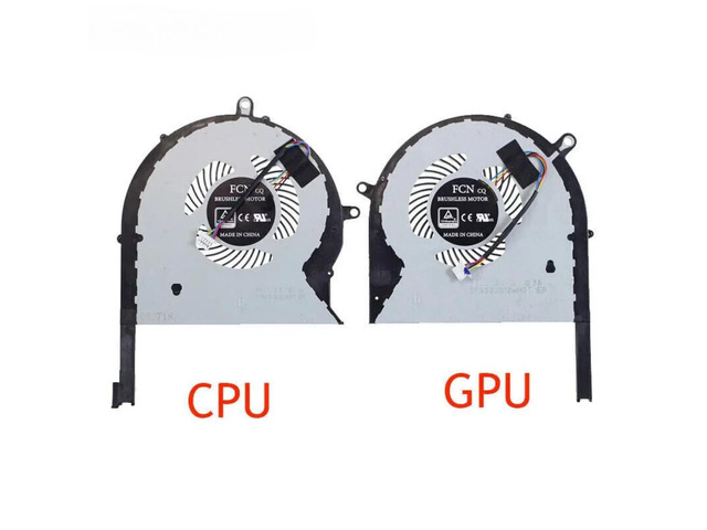 CPU+GPU cooling fans DFS593512MN0T DFS2013121A0T 12V 1A suitable for GL503GE, GL703GE, and PX703GE series laptops.