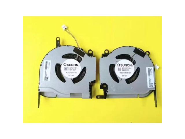 CPU cooling fan (DC12V) for laptops 16-K 16-N TPN-Q280 TPN-Q281 N18091-001