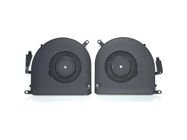 Laptop CPU cooling fan replacement kit (left and right), compatible with 15-inch Pro A1398 2013 2014 2015 series fans.
