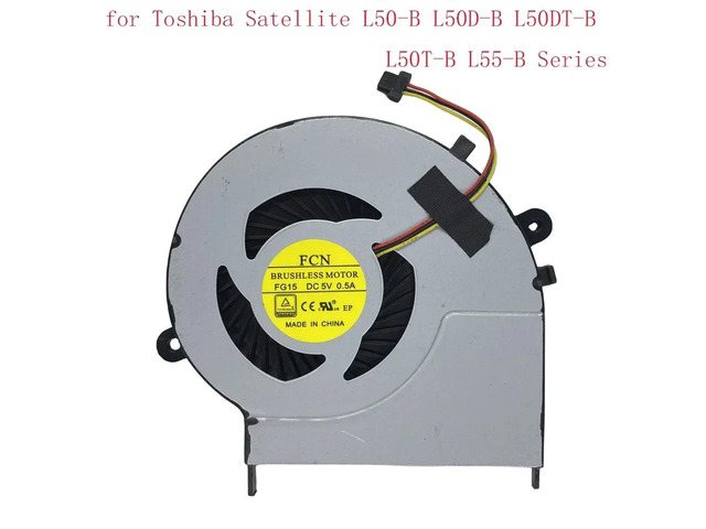 CPU cooling fan DFS541105FC0T for laptops with L50-B, L50D-B, L50DT-B, L50T-B, and L55-B models.