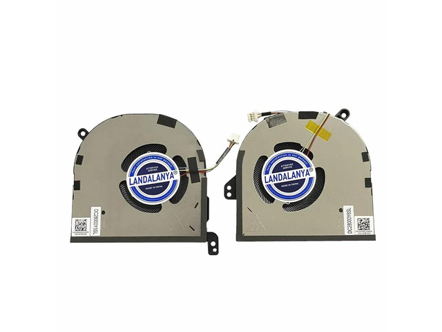 CPU+GPU cooling fan 0594WG 0MC4KC DC28000Y6SL DC28000Y5SL DC5V suitable for XPS 9520 Precision 5570 series laptops.