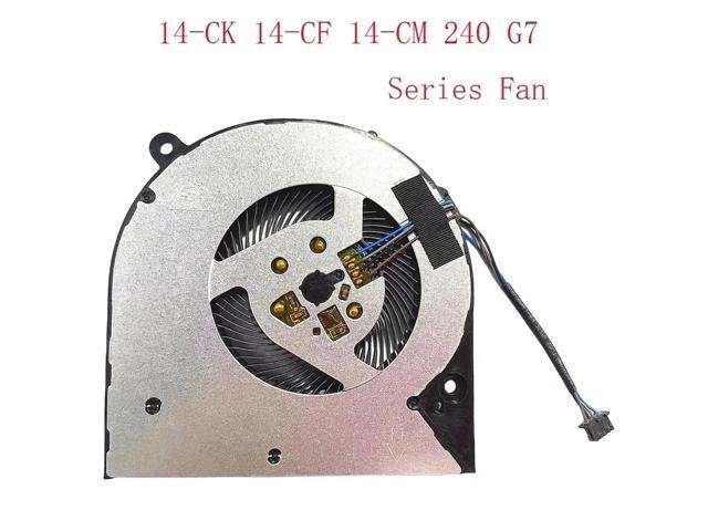 CPU cooling fans suitable for 14-CF, 14-CK, 14-cm, 14-DK, 14-MA, 240G7, 246G7, 300G5, 340G5, 348G5, 14S-dk, 14S-DP, 14-DA, and 14S-CR series.