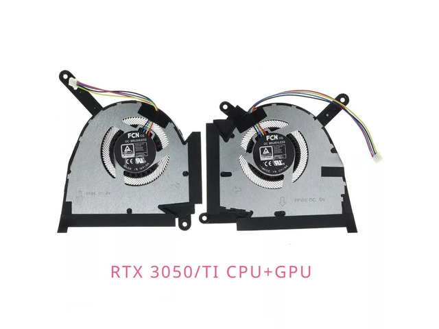 CPU+GPU cooling fans for Dash (2022) F15 FX517 FX517ZC FX517ZE series 5V.