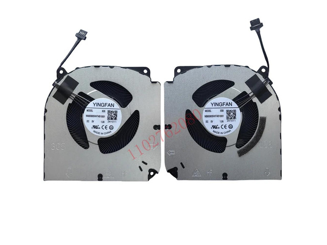 CPU+GPU cooling fan for laptops, model NB NA800805HHT4B10001, compatible with 3G5 and 3G6 models, DC5V 1.0A.