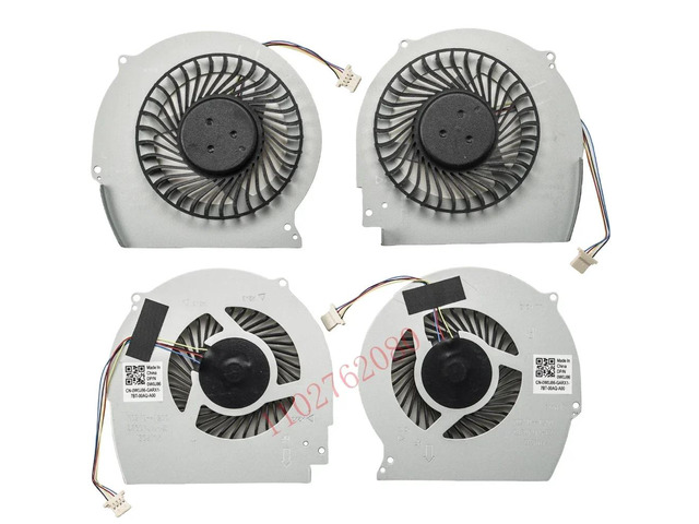 Cooler for laptop CPU+GPU processors with INS15 7566 7567 15 7000 0147DX 0NWW0W DC28000IMF0 DC28000IOF0.