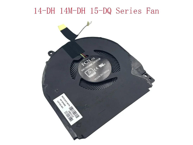 CPU cooling fans suitable for 14-DH, 14M-DH, 15-DQ, 14M-DH0003DX, 14-DH1036TX, 14-CD, 14M-CD, and 14M-cd0001dx series.