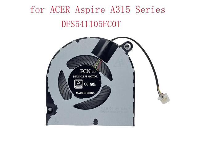 CPU cooling fans suitable for A315, A315-53, A315-55G, A314-31, A314-32, A315-21, A315-31, A315-41, and A315-51 series CPUs.