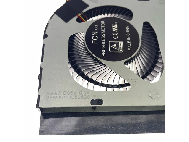 CPU cooling fan DFS5K223052836 for 5 PH317-53 PH315-52 AN515-55 AN517-52 series laptops.