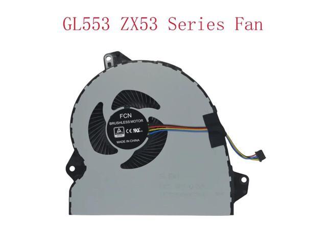 CPU cooling fans suitable for GL553, GL553V, GL553VE, GL553VD, GL553VW, ZX53, ZX53V, and ZX53VE series CPUs.