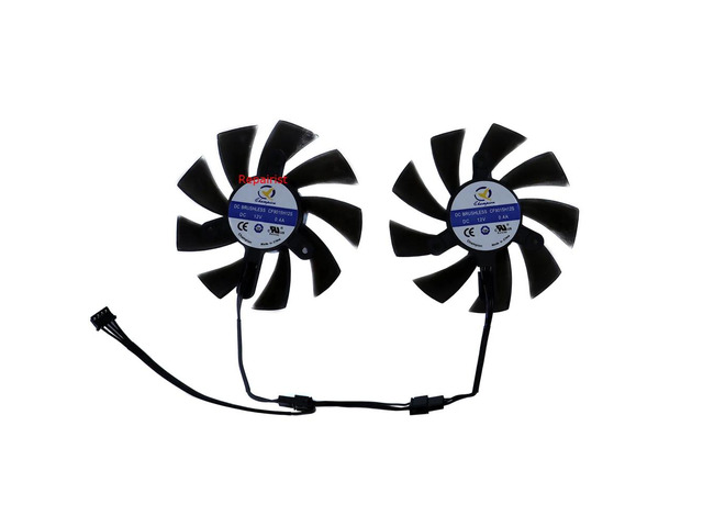 Graphics card fan, VGA cooler, 2 units/set CF9015H12S for GTX 1660 SUPER MIRACLE II 6G