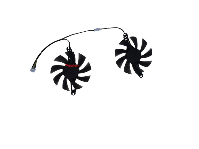 units/set, 98mm mounting spacing, 85mm diameter, graphics card fan, T129215SU, GPU cooler, for RX 580 8G and RX6600M 8G.