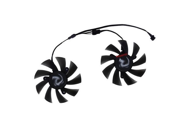 GPU graphics card fan, graphics card cooler, 2 units/set, GA92A2H, suitable for RX 580 8GB RX580 8G 2048SP GDDR5 256bit