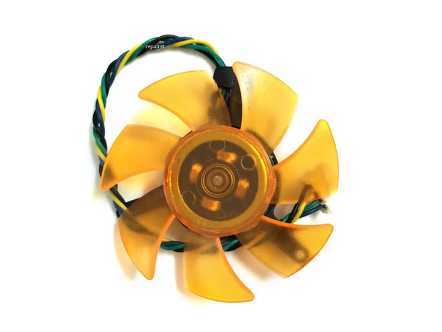 FD5010U12S PLD05010S12H 47MM 4-pin DC 12V 0.22A VGA cooling fan, suitable for cooling 9400GT, 9500G, 8500GT, and 8600GT graphics cards.