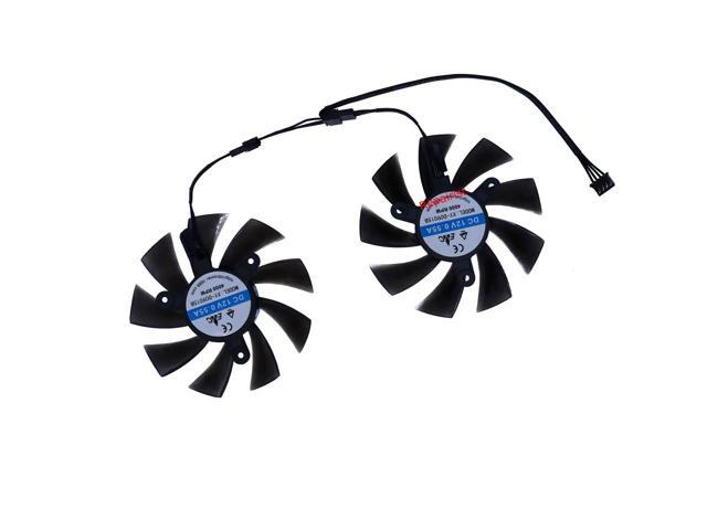 2 pieces/set, graphics card cooler, graphics card fan, XY-D09015B, for RX 580 8GB gaming graphics cards, for ASL RTX 2070 Ares OC graphics cards.