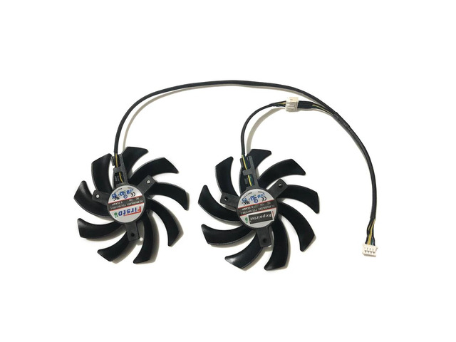 Graphics card fan/GPU cooler for RX 5700 XT and RX 5700 XT 8GB mining graphics cards, 2 units/set, FDC10H12S9-C