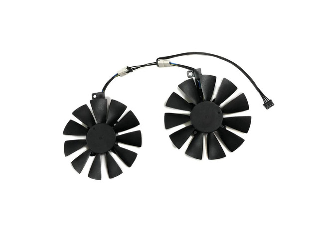 2 pieces/set, T129215SU VGA cooler, graphics card fan, suitable for dual GTX1060 GTX1070, EX RX 570 4G