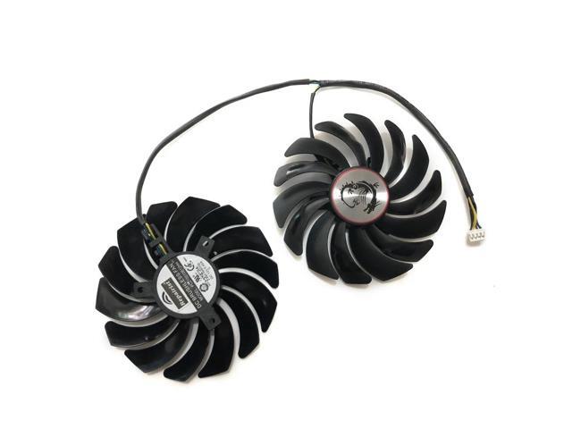 2 units/set, GPU cooler, PLD10010B12HH, suitable for GTX 1080Ti 1070 Ti RX 580 480 570 GAMING, RX 580 cooler, graphics card fan.