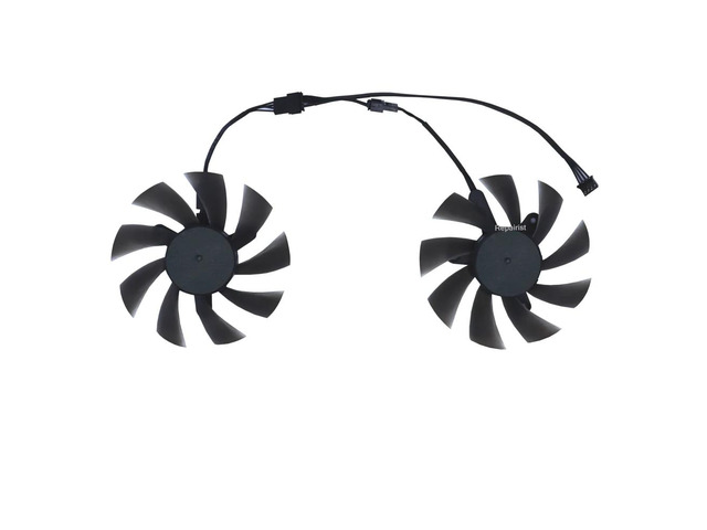 T129215SU, graphics card fan, VGA cooler, compatible with iGame GTX 1650 SUPER 1650S 4GB, compatible with iGame GTX1650 SUPER Ultra OC