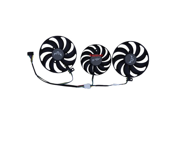 3 units/set, FDC10H12D9-C, graphics card cooling fan, suitable for 3 RX 5700 XT OC 8G EVO GAMING and 3 RX 5600 XT 5600XT OC 6G EVO GAMING