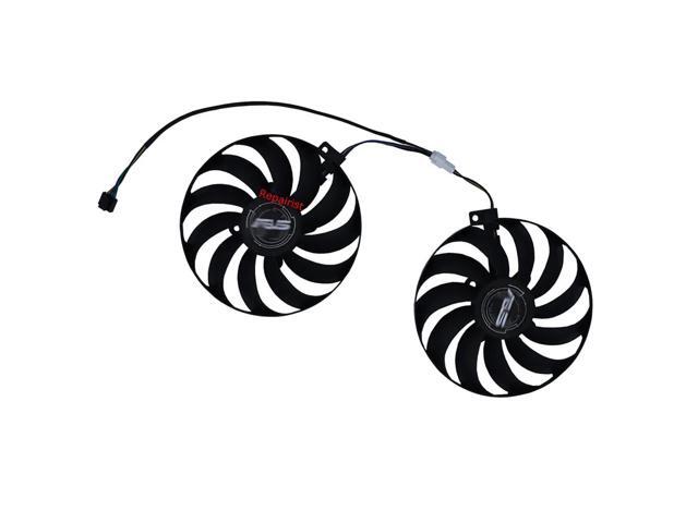 2 units/set, FDC10U12S9-C, 4-pin, GPU cooler, graphics card fan, for RX 5600XT DUAL-EVO-OC and RX 5700XT EVO OC