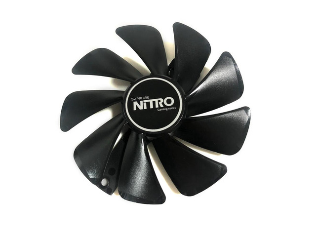 Graphics card cooler, GPU VGA video fan, graphics card heatsink, 6-pin connector, 95mm diameter, FD10015M12D, suitable for Sapphire RX5700XT RX5700