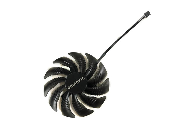3-pin connector, T129215SU, GPU cooler, graphics card fan, compatible with GTX 1050 Mini ITX and GTX 1050 Ti Mini ITX.