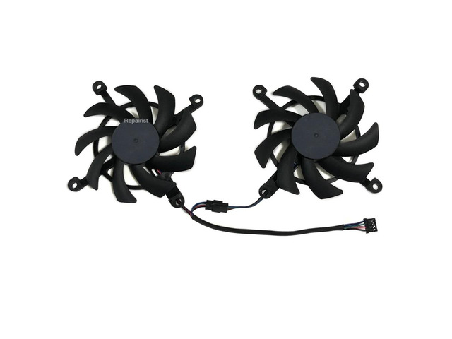 Graphics card fan, graphics card cooler, 2 units/set, suitable for CMP 30HX 6GB and 30 HX 6g mining rigs.