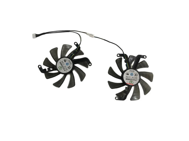 2 units/set, FY09015M12LPA, graphics card fan, suitable for KFA2 GTX 1660 Ti 1-Click OC, suitable for KFA2 RTX 2060 1-Click OC