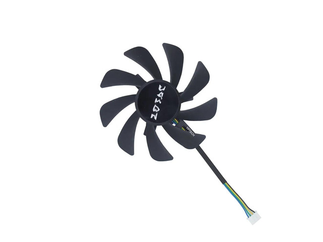 Graphics card cooler, GPU fan, T129215SH, suitable for GTX 960 single-fan 2GB graphics cards, GTX 950 low-power graphics cards, and P106-090 3GB...