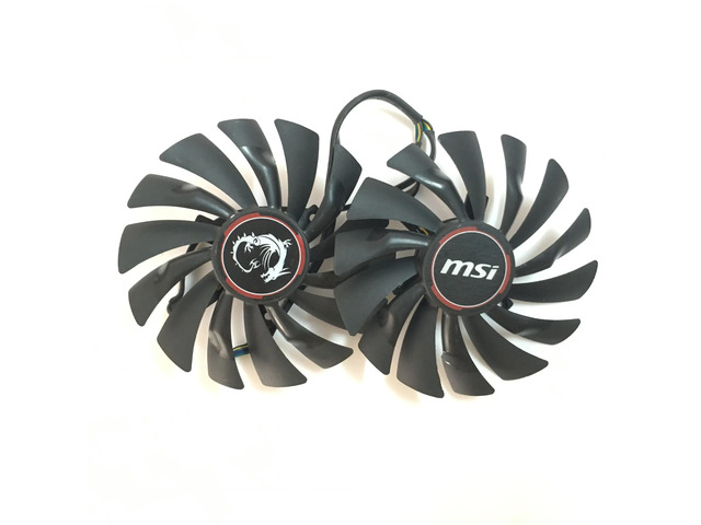 units/set, PC VGA GPU cooler, PLD10010S12HH, graphics card fan, suitable for GTX 980, 970, and GTX970 GAMING graphics cards.