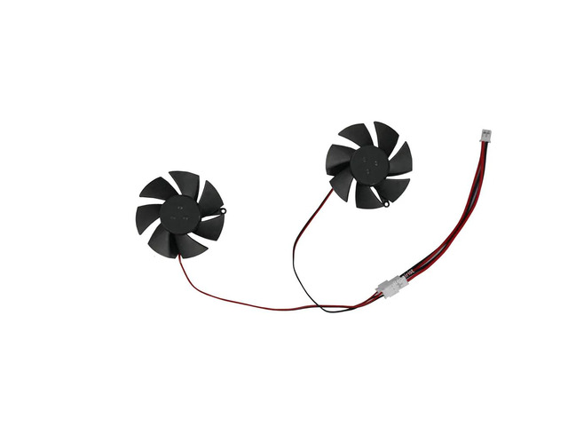 GPU cooler, graphics card fan, suitable for GTX 1650/1050Ti/1050 low-power graphics cards, 2 units/set, DIY FS1250-S2053A, T125010SU