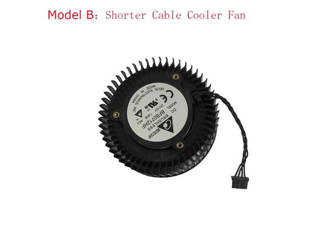 Graphics card cooler, cooling fan, BFB0712HF, for Leadtek WinFast RTX 3070 AI Turbine Cooler