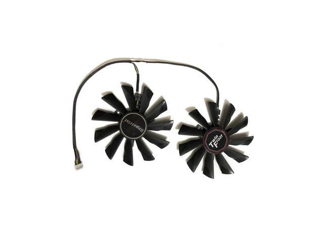 2-pack GPU VGA cooler PLD10010S12HH, graphics card fan, suitable for GTX770 2G Twin Frozr IV R9 290X 280X 270X 260X video GPU replacement.