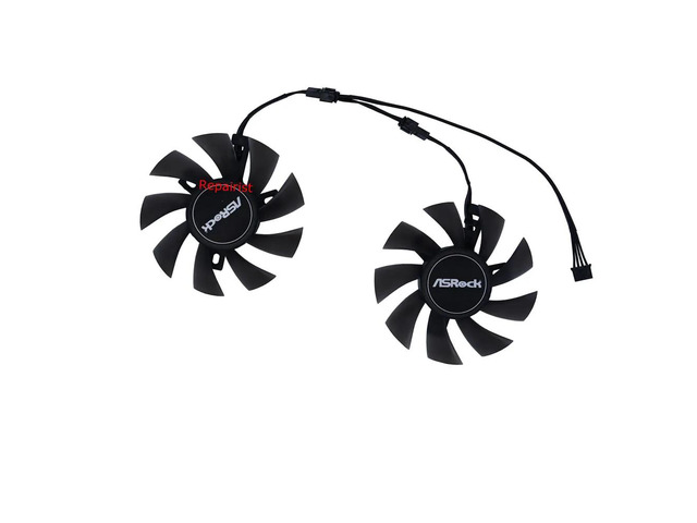 Graphics card fan, VGA GPU cooler, 2 units/set, T128015SU, for GTX1070 OC Short, for KFA2 GTX 1070 OC Mini 8G