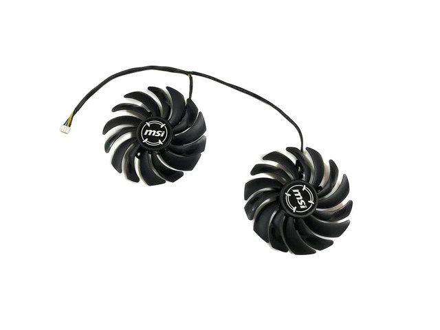 2 units/set, VGA GPU cooling fan, PLD10010S12HH, suitable for GTX 1080 1070 1060, ARMOR R9 380 390 390X GAMING.