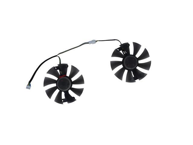 units/set, FL8015 12VB, graphics card fan, GPU cooler, suitable for RX 580 8GB 2048SP Gaming White Edition, graphics card cooling.