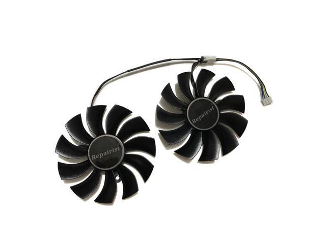VGA graphics card fan, graphics card cooler, 2 units/set, PLA09215B12H, compatible with GTX 1060 ACX 3.0 and GTX 1050 Ti ACX 3.0.