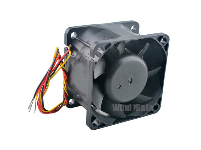 VA225DC V35073-33 Dual Ball Bearing High-Speed Cooling Fan, 6cm x 60mm, DC12V 1.1A, 60x60x38mm, suitable for server hardware components.