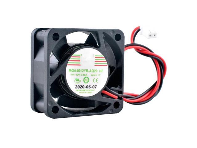MGA4012YB-O20 4cm 40mm Fan (40x40x20mm) DC12V 0.18A 2pin Dual Ball Bearing Power Supply Cooling Fan