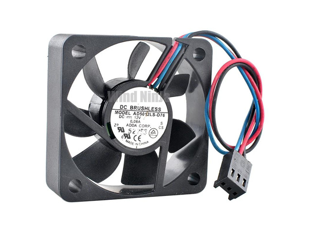 AD5012LS-D76 5cm 50mm fan 50x50x15mm DC12V 0.08A 3pin quite cooling fan for moth